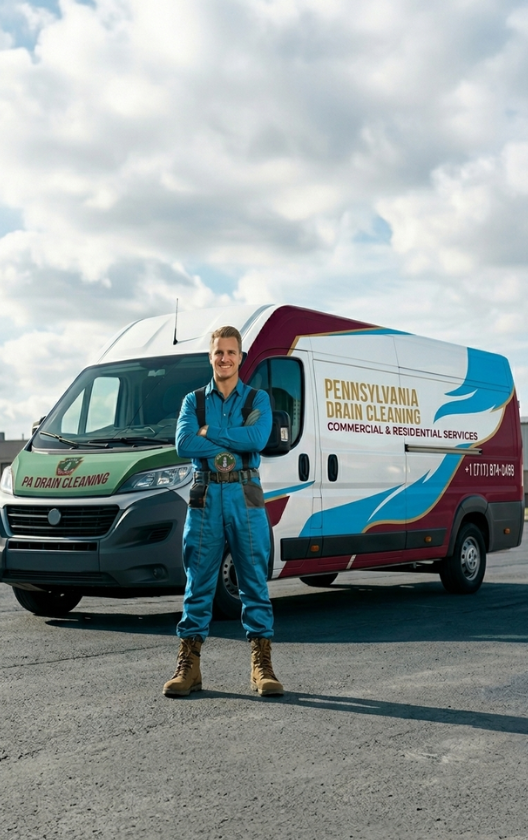 Pennsylvania Drain Cleaning Van and Technician Elizabethtown PA