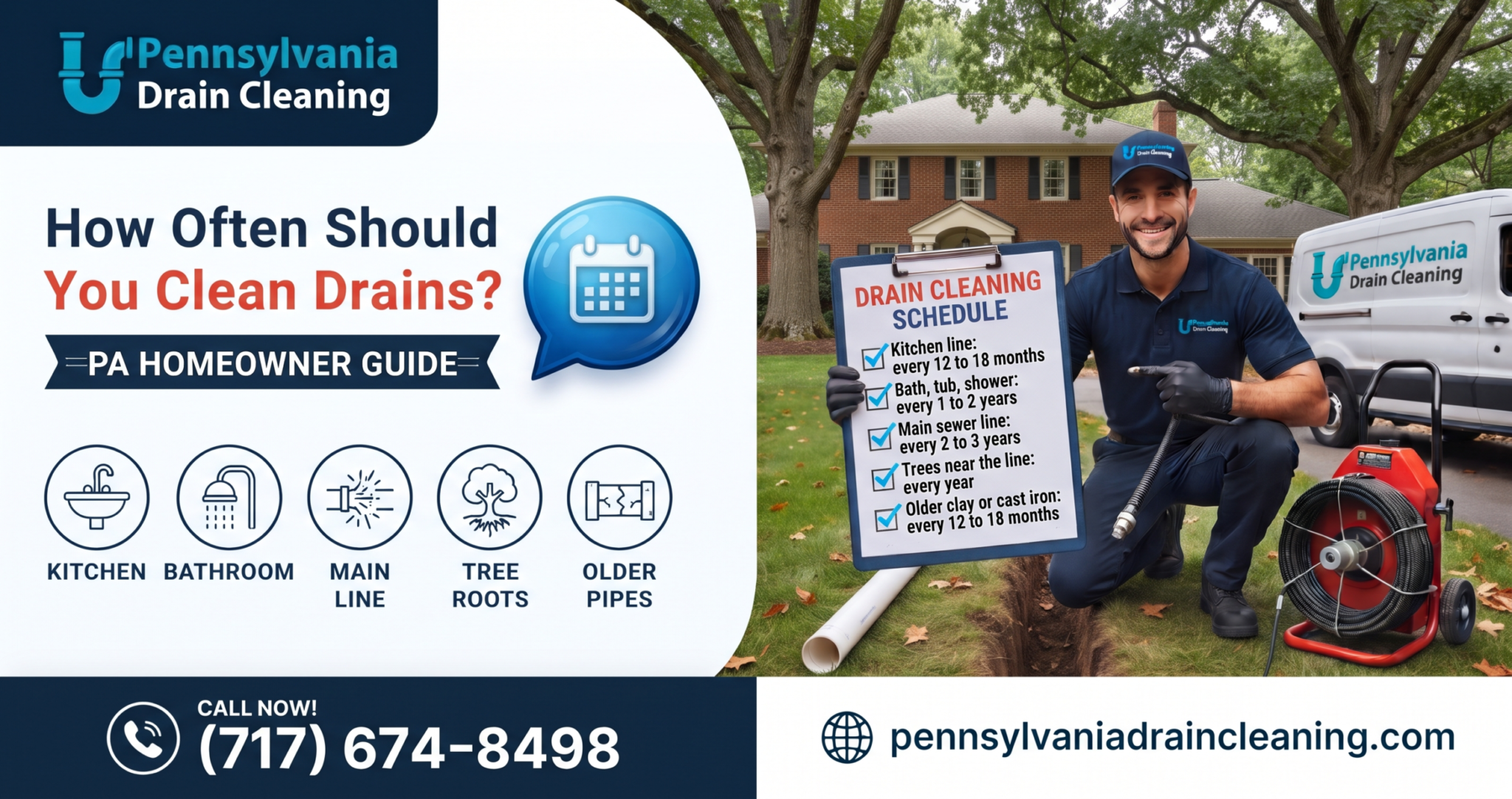 How often should you clean your drains, Pennsylvania homeowner guide